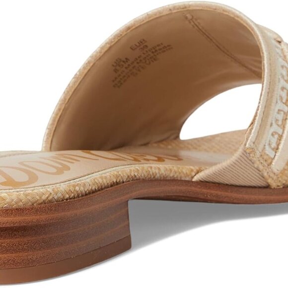 Women's Woven Slide Sandals Natural Multi Size 8 Comfort Boho Summer Shoes - Picture 5 of 7